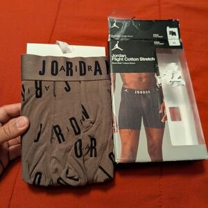 Jordan Men's Cotton Stretch Boxer Briefs - Brown